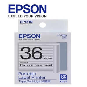 Epson LC-7TBN Labelworks Tape Cartridge	1