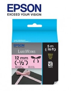 Epson LC-4PBK Labelworks Tape Cartridge	1