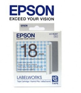 Epson LC-5CAY Labelworks Tape Cartridge	1