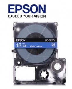 Epson LC-5LWV Labelworks Tape Cartridge	1