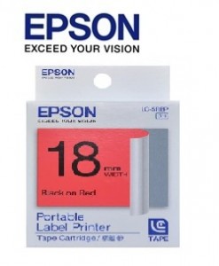 Epson LC-5RBP Labelworks Tape Cartridge	1