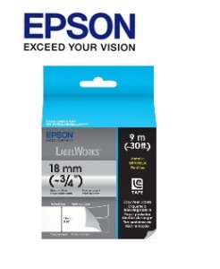 Epson LC-5SBM Labelworks Tape Cartridge	1