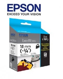 Epson LC-5WBQ Labelworks Tape Cartridge	1