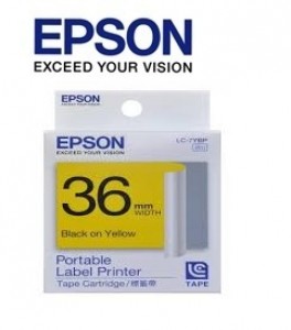 Epson LC-7YBP Labelworks Tape Cartridge	1