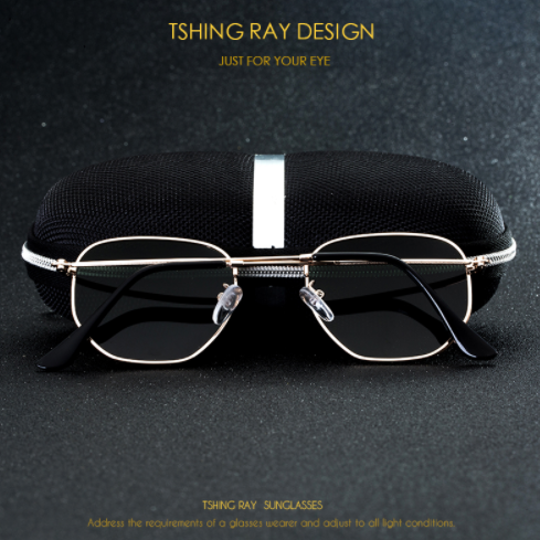 TSHING RAY Hexagonal Polarized Sunglasses4