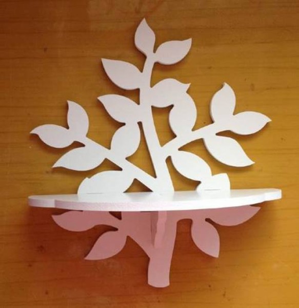 Senikraft Elegant Crafted Wall Shelf - Tree of Life1