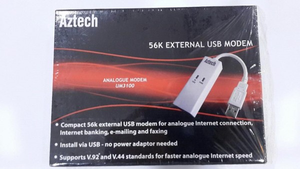 Analogue Modem 56K External USB Modem1