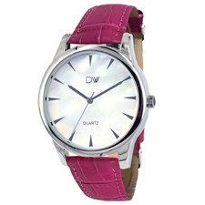 Pink Leather Watch1