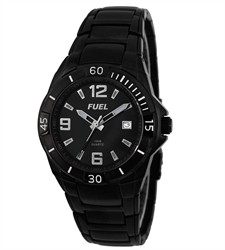 Black Ion Plated & Bracelet Watch1