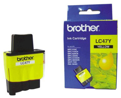 Borther LC47Y  Yellow Ink Cartridge1